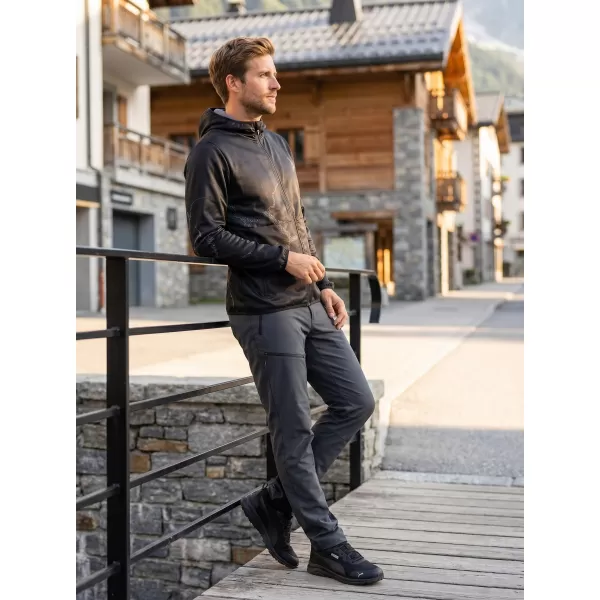  Premium-Softshelljacke für Herren ALTISPORT VOJ/ALM129JACK01 SCHWARZ GRAU 