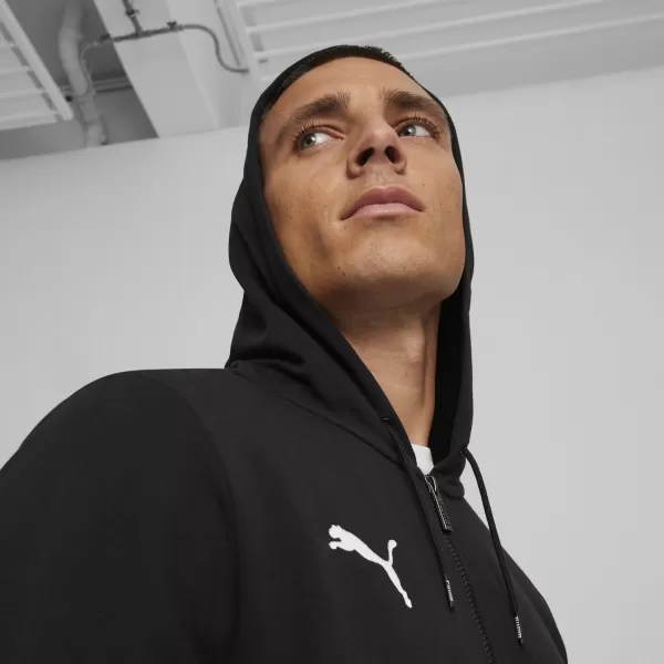  Herren-Sweatshirt PUMA TEAMGOAL CASUALS HOODED JACK 658595_03 PUMA SCHWARZ/PUMA WEIß 