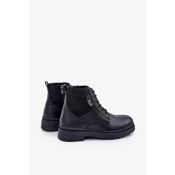  Herrenschuhe BIG STAR OO174166 SCHWARZ Big Star Shoes 