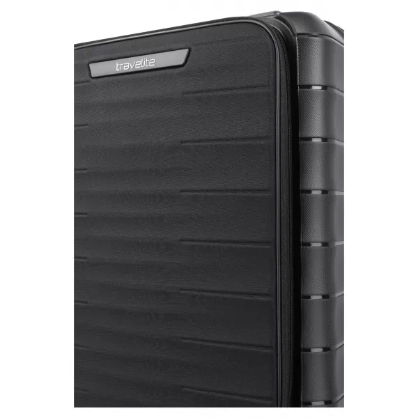  Koffer TRAVELITE Mooby S,M,L Front pocket SCHWARZ 