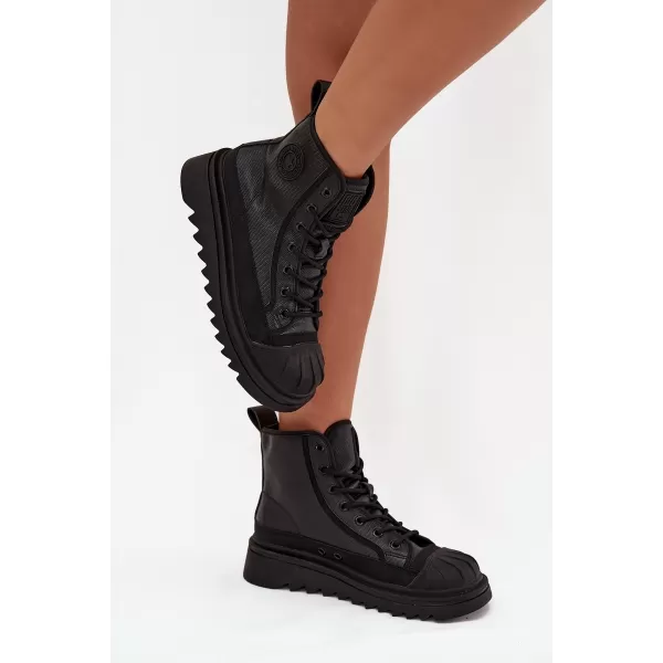  Damen-Sneaker BIG STAR OO274A355 SCHWARZ Big Star Shoes 