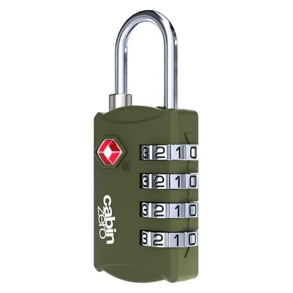  Sperren CABINZERO TSA Travel Lock GEORGISCHES KHAKI 