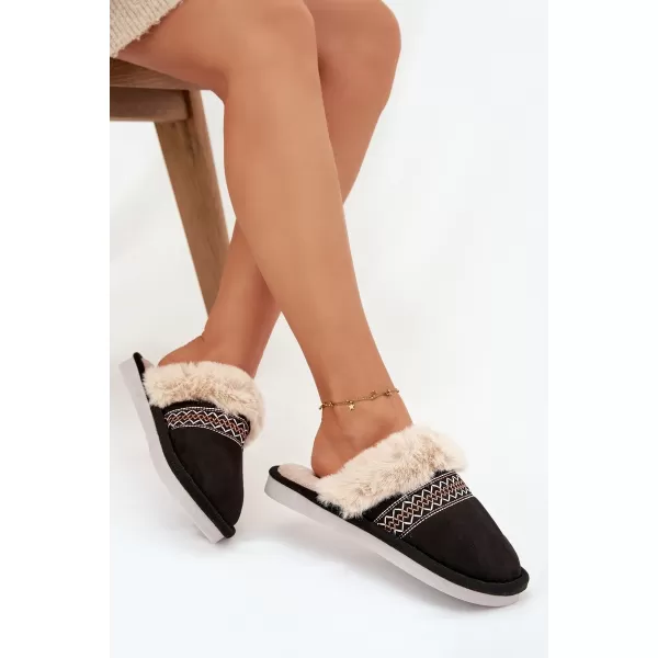  Damenhausschuhe BOTO DEVIANNE 40781 SCHWARZ 