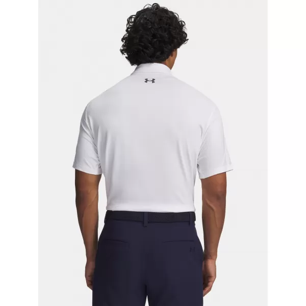  Herren-T-Shirt UNDER ARMOUR UA MATCHPLAY POLO 6009799-100 WEIß 