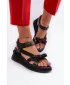Damensandalen D&A CR956 SCHWARZ
