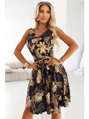 Kleid NUMOCO 114-18 GOLDENE BLÄTTER