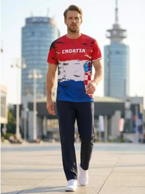 Premium-T-Shirt für Herren ALTISPORT VOJ/ALM036HR/TR01 KROATIEN