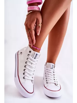 Damen-Sneaker BIG STAR DD274332 WEISS Big Star Shoes