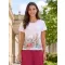 Damen-T-Shirt ALTISPORT HELINA WEIß