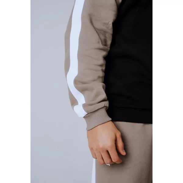  Sweatshirt mit entspannter Passform POWER 903 LIGHT BROWN ASH Nebbia 