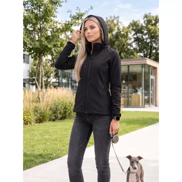  Softshelljacke für Damen ALTISPORT NoPrint NP/ALW945 SCHWARZ 