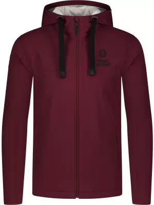 Herren-Softshelljacke NORDBLANC CANOPY NBSSM8340 BURGUND
