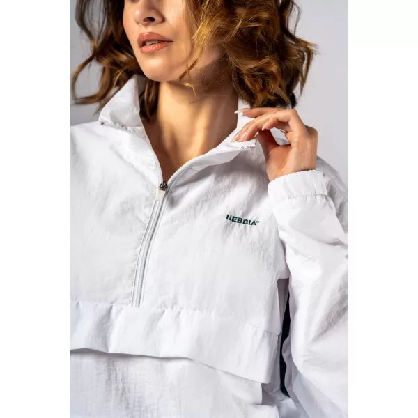  Clubhouse-Sweatshirt mit halbem Reißverschluss CLUB DOR 644 WHITE Nebbia 