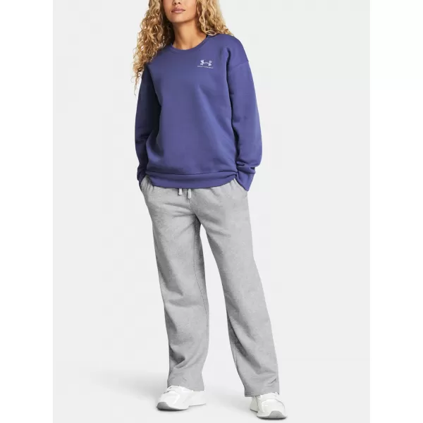  Sporthose für Damen UNDER ARMOUR UA RIVAL FLC STRAIGHT PANT 1381847-011 GRAU 
