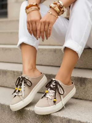 Damenschuhe DSTREET ZY1406 BEIGE