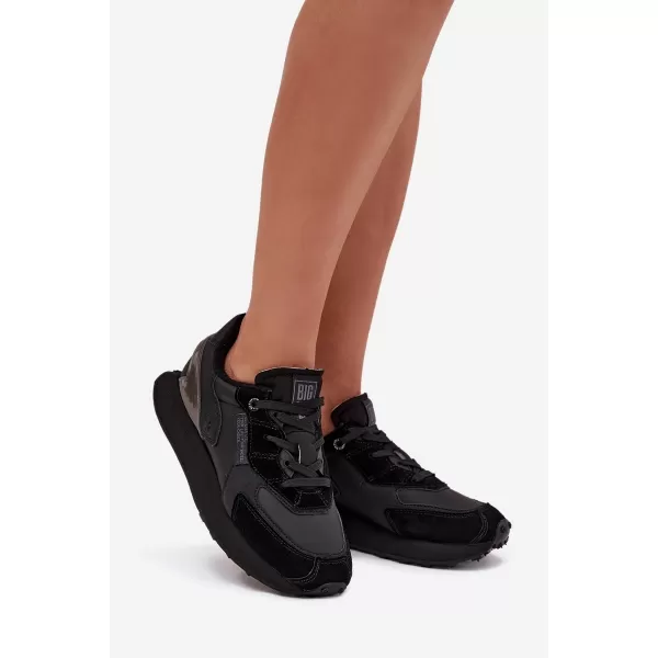  Damen-Sneaker BIG STAR OO274562 SCHWARZ Big Star Shoes 
