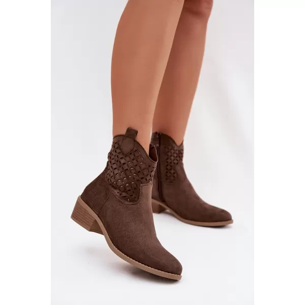  Damenschuhe mit Absatz BOTO BRIAVINE 41827 BRAUN 