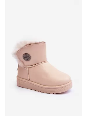 Kinder-Winterschuhe BIG STAR MM374084 BEIGE Big Star Shoes