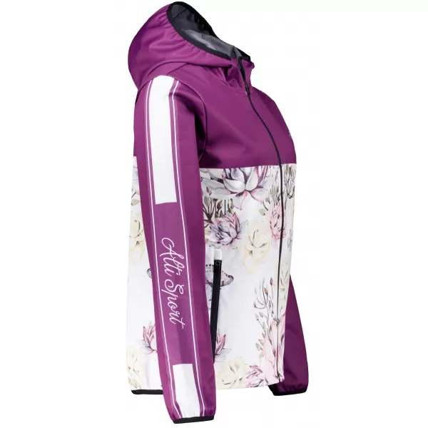  Premium-Softshelljacke für Damen ALTISPORT VOJ/ALW008JACK01 BURGUND 