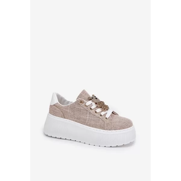  Damen-Sneaker S.BARSKI BF51-014 BEIGE 