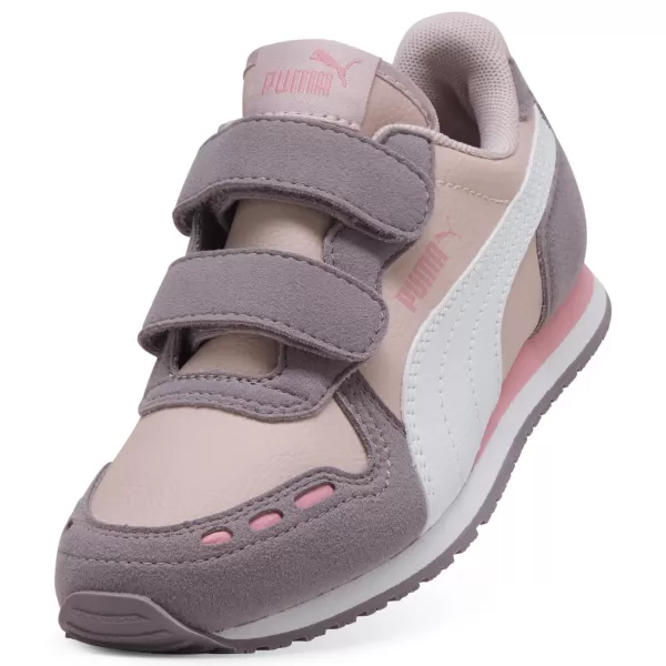  Kinderschuhe PUMA CABANA RACER SL 20 V PS 383730-22 LILA NEBEL/WEIß/PFLAUMENMARMELADE 
