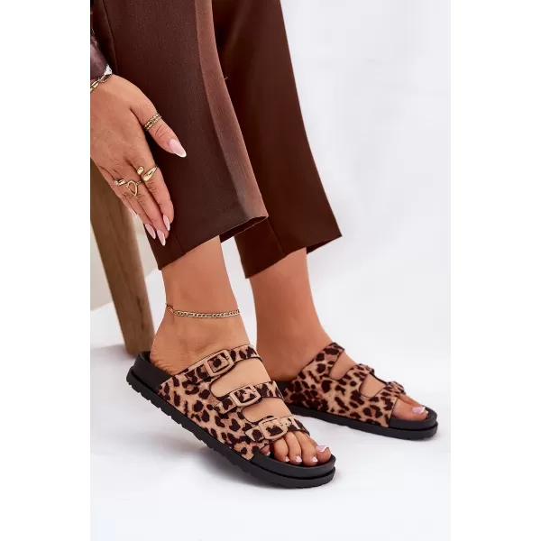  Damenhausschuhe BOTO ULIRI 36081 LEOPARD 