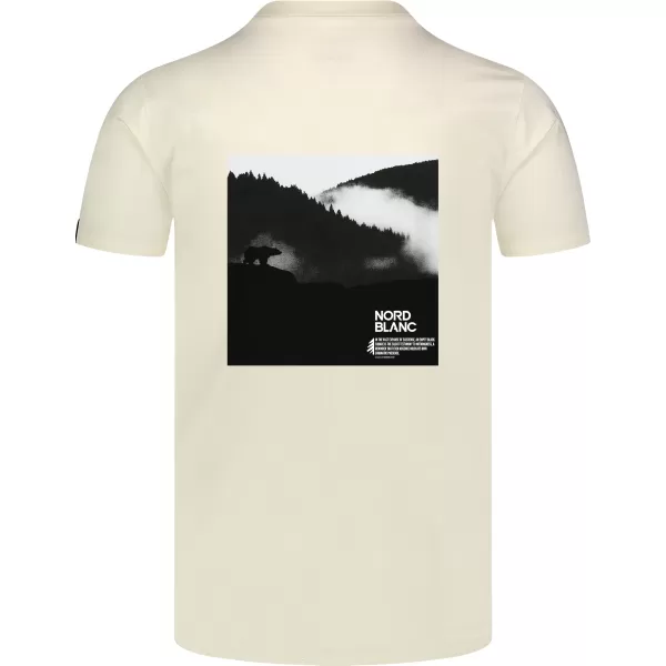  Herren-T-Shirt NORDBLANC NOTHINGNESS NBSMT8150 CREMIG WEIß 
