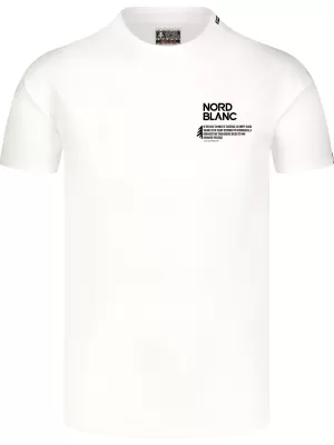 Herren-T-Shirt NORDBLANC NOTHINGNESS NBSMT8150 WEIß