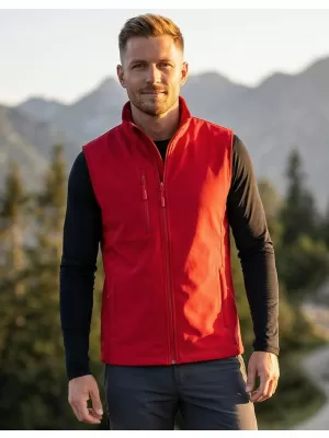 Herren-Softshellweste ALTISPORT NoPrint NP/ALM865 ROT