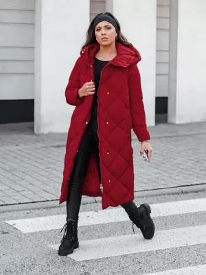 Damenmantel DSTREET TY5479 BURGUND