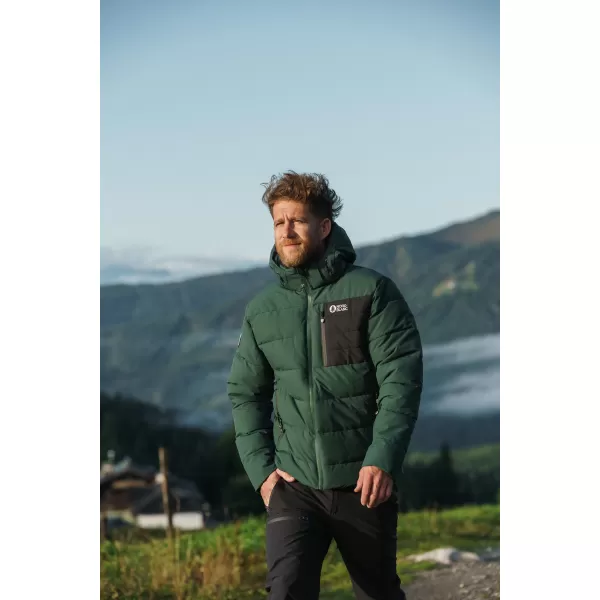 Herren-Winterjacke NORDBLANC BRAMBLE NBWJM8258 DUNKELGRÜN 