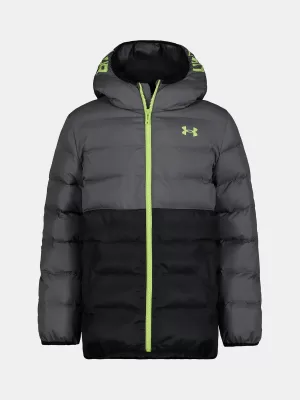 Jacke für Jungen UNDER ARMOUR UA PRONTO COLORBLOCK PUFFER JACKET UJFIM09F-021 GRAU