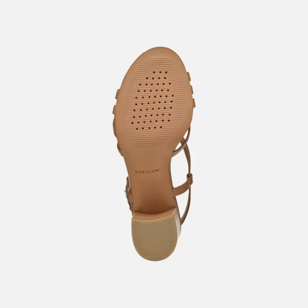  Damensandalen GEOX VIRNILISA 65 S G000930 HELLBRAUN 