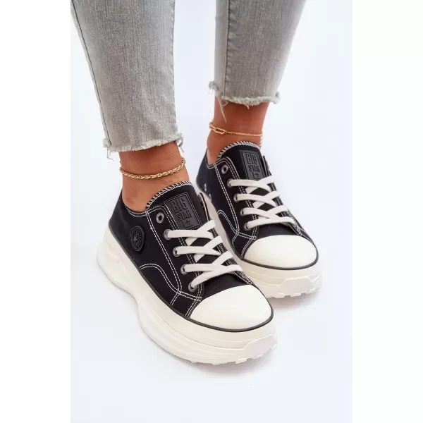  Damen-Sneaker BIG STAR NN274125 SCHWARZ Big Star Shoes 