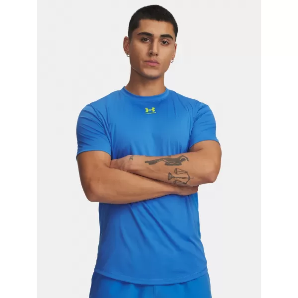  Herren-T-Shirt UNDER ARMOUR UA M CHALLENGER PRO SS 6009620-402 BLAU 