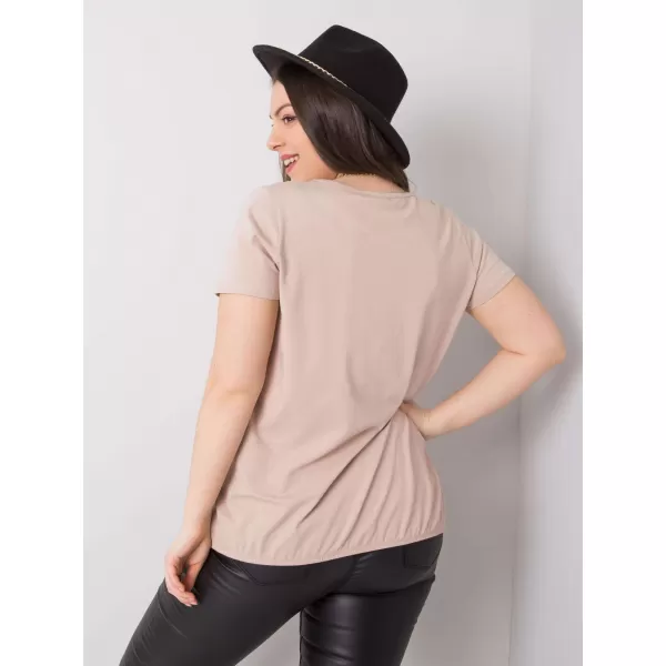  Damen-T-Shirt BASIC FEEL GOOD RV-TS-6320.85P BEIGE 