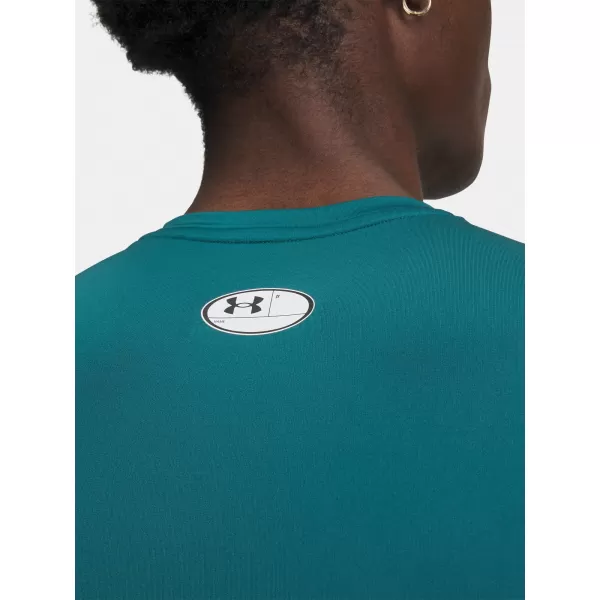 Herren-T-Shirt UNDER ARMOUR UA HG ARMOUR COMP SS GRÜN 