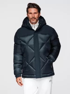 Herrenjacke OMBRE OM-JAHP-0237 MARINEBLAU