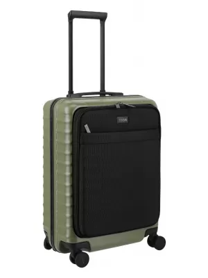 Koffer TITAN Overseas S Front pocket Forest green WALDGRÜN