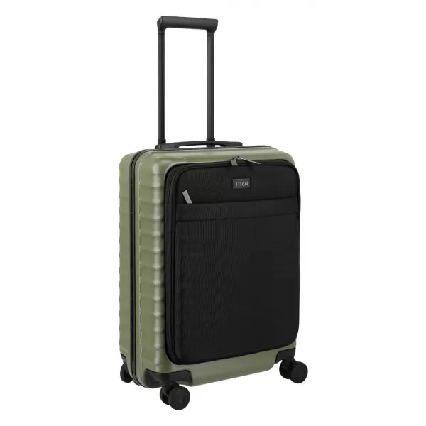  Koffer TITAN Overseas S Front pocket Forest green WALDGRÜN 