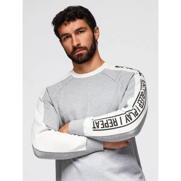  Herren-Sweatshirt OMBRE OM-SSNZ-0200 GRAUE MELANGE 