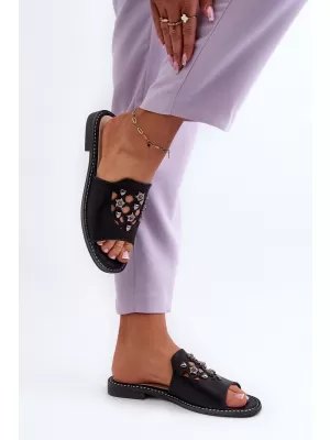 Damensandalen S.BARSKI KV27-063 SCHWARZ