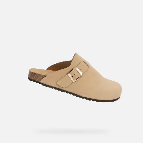  Damenhausschuhe GEOX BRIONIA G013083 BEIGE 