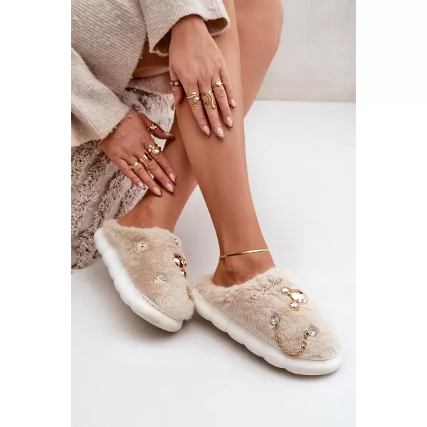  Damenhausschuhe BOTO IVELFEDI 35010 BEIGE 