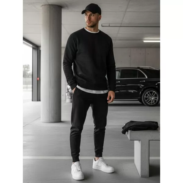  Herren-Sweatshirt DSTREET BX2416 SCHWARZ 