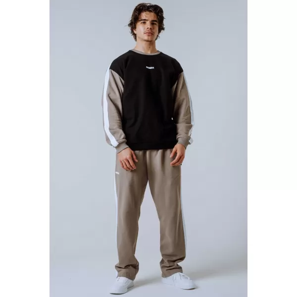  Sweatshirt mit entspannter Passform POWER 903 LIGHT BROWN ASH Nebbia 