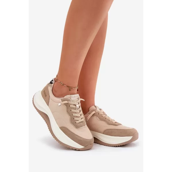  Damen-Sneaker BIG STAR RR274A345 BEIGE Big Star Shoes 