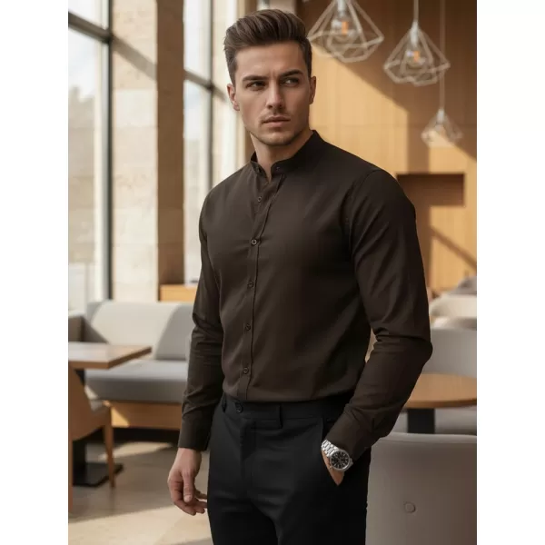  Herrenhemd DSTREET DX2678 BRAUN 