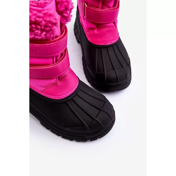  Kinder-Winterschuhe BIG STAR MM374112 FUCHSIA/SCHWARZ Big Star Shoes 
