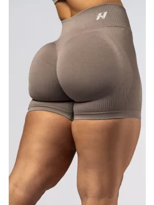 Push-up-Shorts mit hoher Taille POWER 893 LIGHT BROWN ASH Nebbia